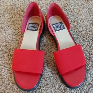 Brand new red and black Mootsie Tootsies